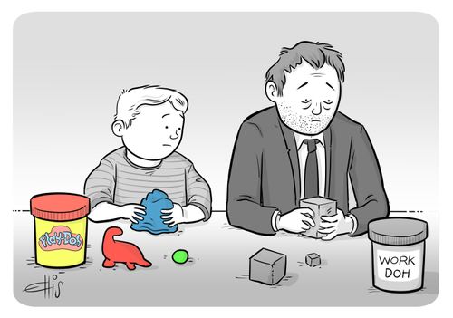 Play-Doh vs Work Doh