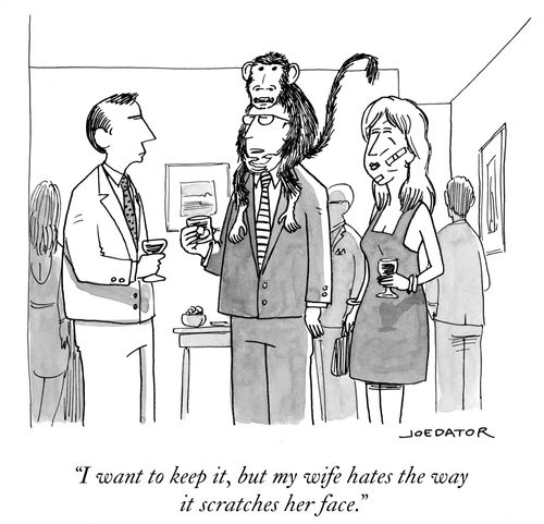"I want to keep it, but my wife hates the way it scratches her face."