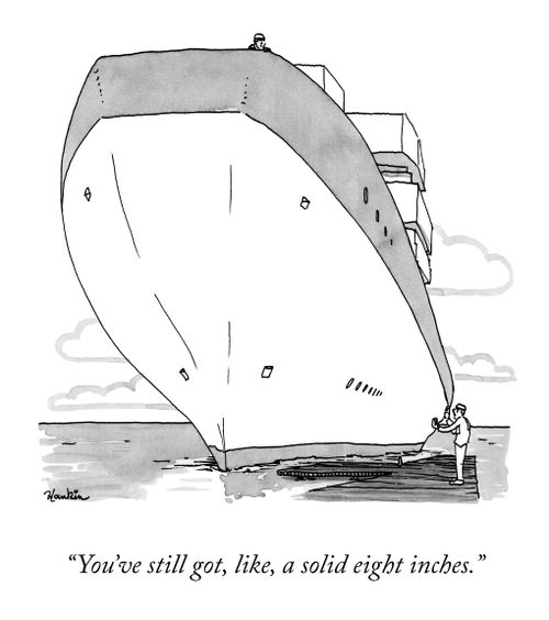 "You've still got, like, a solid eight inches."