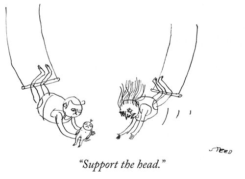 "Support the head."