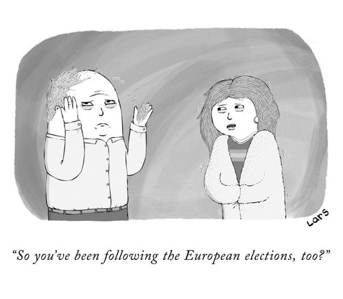 "So you've been following the European elections, too?"