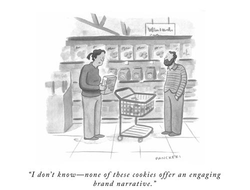"I don't know - none of these cookies offer an engaging brand narrative."
