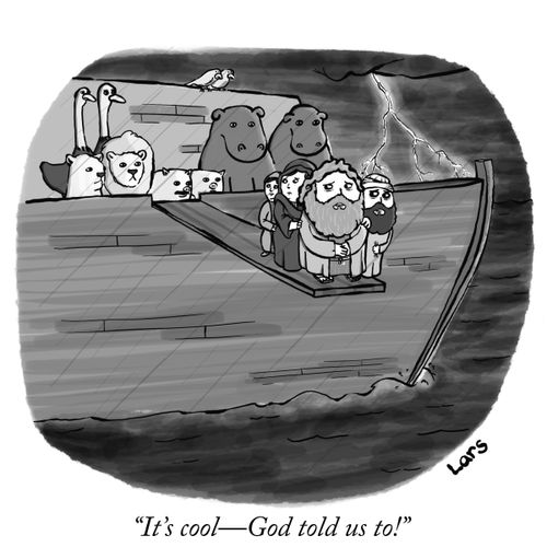 "It's cool – God told us to!"