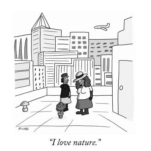 "I love nature."