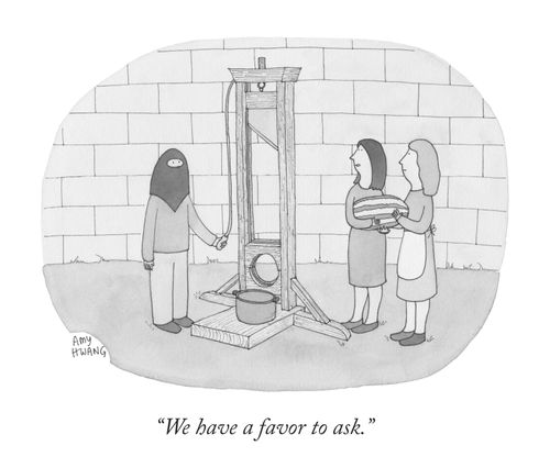 "We have a favor to ask."