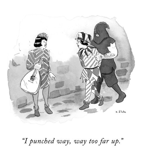"I punched way, way too far up."