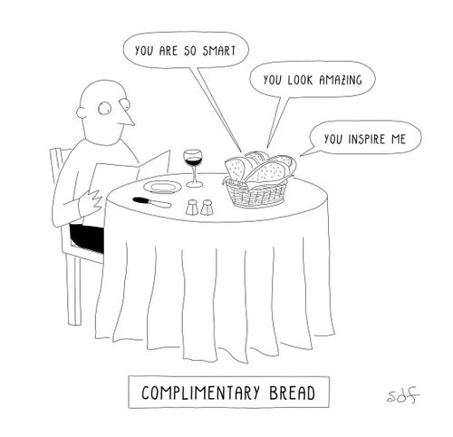 Complimentary bread 