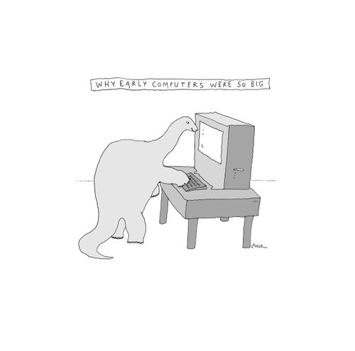 Why early computers were so big