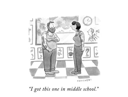 "I got this one in middle school."