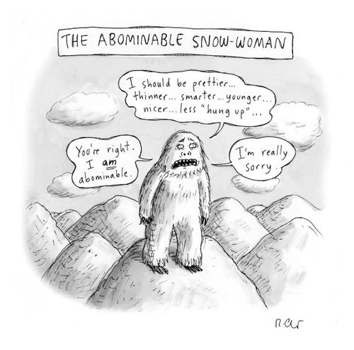 The abominable snow-woman