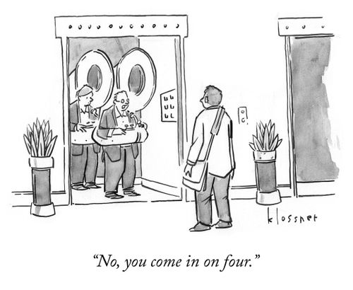 "No, you come in on four."