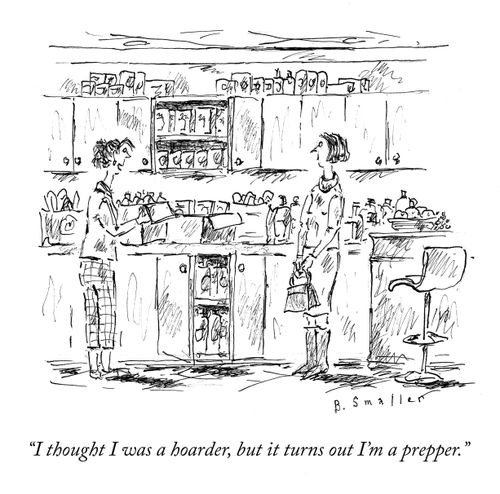  "I thought I was a hoarder, but it turns out I'm a prepper."