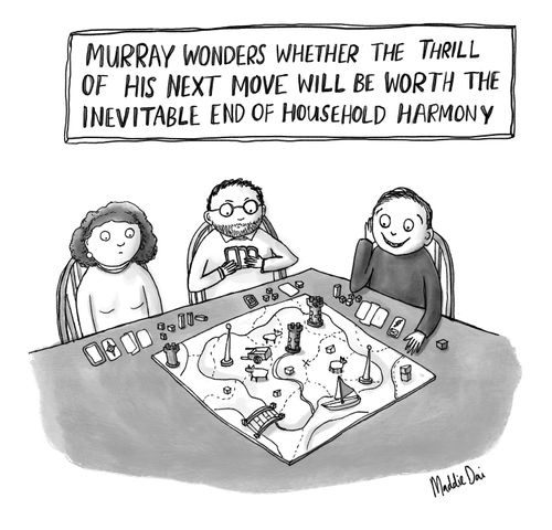 Murray wonders whether the thrill of his next move will be worth the inevitable end of household harmony.