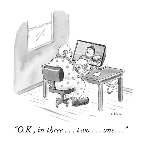 "O.K., in three... two... one..."