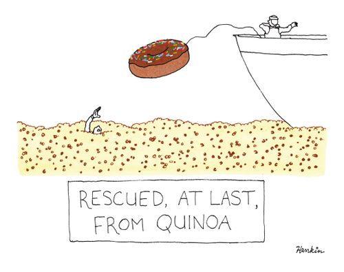 Rescued, at last, from quinoa