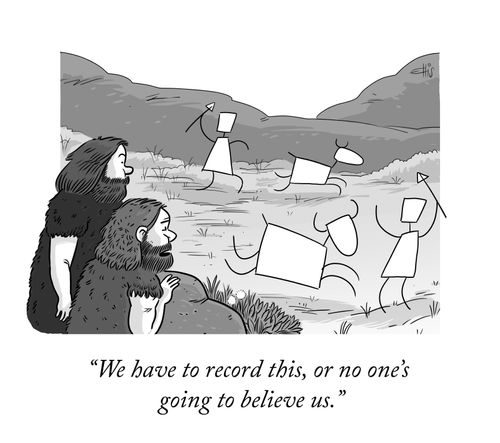 "We have to record this, or no one's going to believe us."