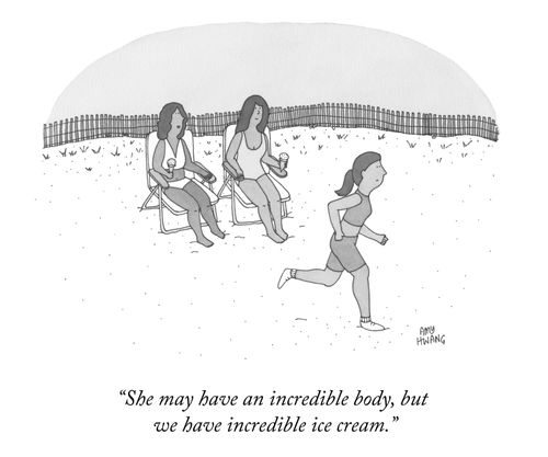 "She may have an incredible body, but we have incredible ice cream."