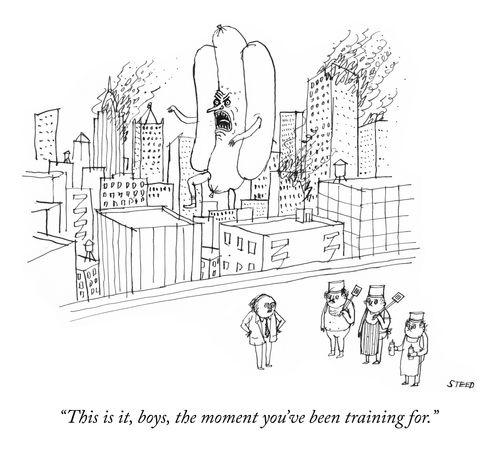 "This is it, boys, the moment you've been training for." 