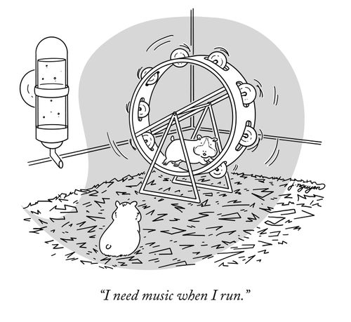 "I need music when I run."