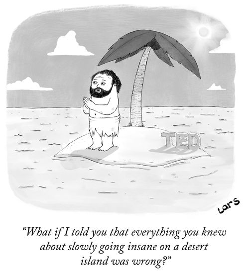 "What if I told you that everything you knew about slowly going insane on a desert island was wrong?"