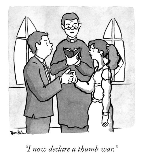 "I now declare a thumb war."