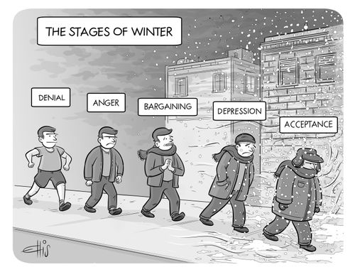 The stages of winter