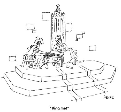 "King me!"