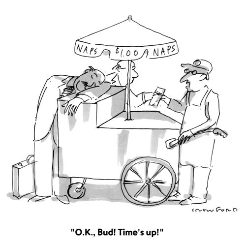 "O.K., Bud! Time's up!"