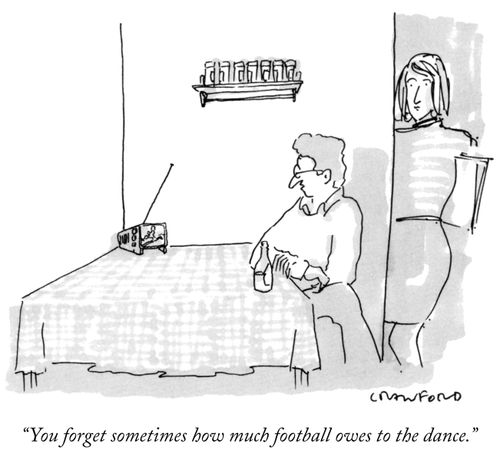 "You forget sometimes how much football owes to the dance."