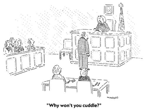 "Why won't you cuddle?"