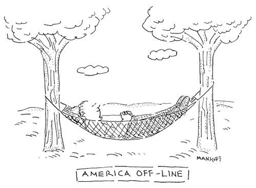 America Off-line.