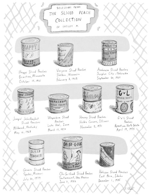 Selections from the Sliced Peach collection of Shelley M.