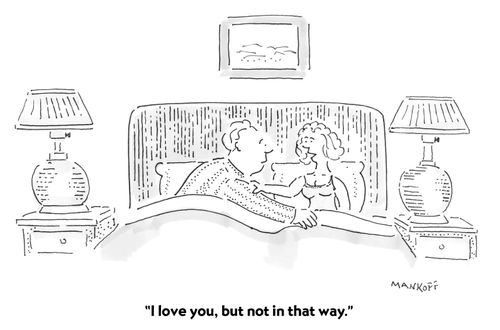 "I love you, but not in that way."
