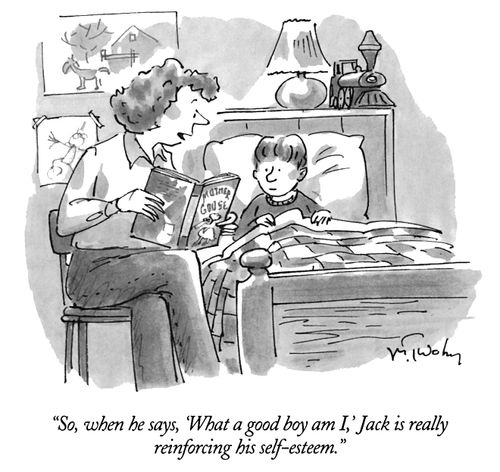 "So, when he says, 'What a good boy am I,' Jack is really reinforcing his self-esteem."