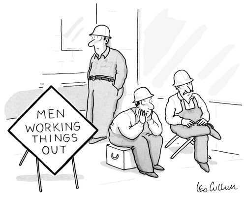 Men Working Things Out