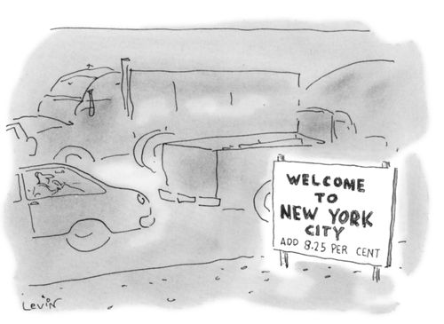 Welcome to New York City - add 8.25 per cent