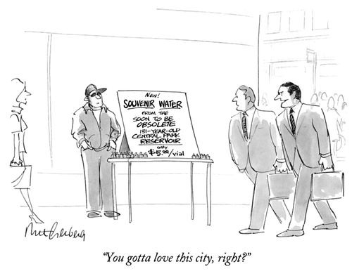 "You gotta love this city, right?"