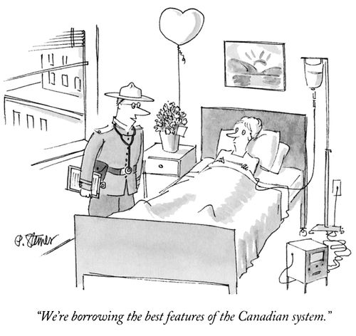 "We're borrowing the best features of the Canadian system."