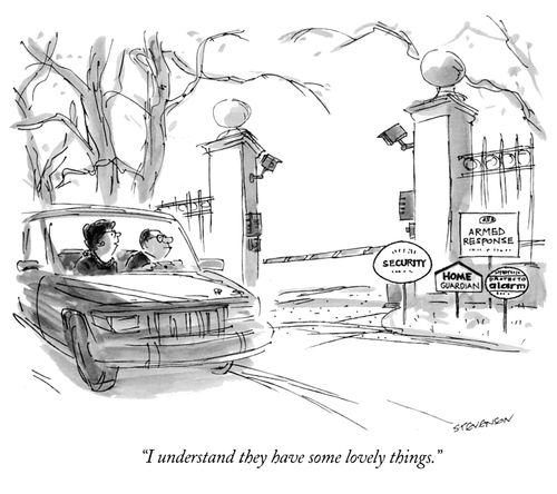 "I understand they have some lovely things."