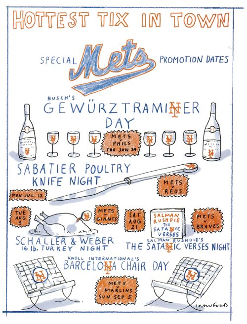 Hottest Tix in TownSpecial Mets promotion dates