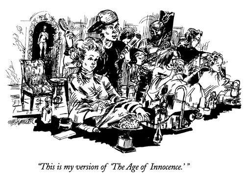 "This is my version of 'The Age of Innocence.'"