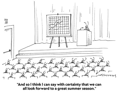 "I can say with certainty that we can all look forward to a great summer season."