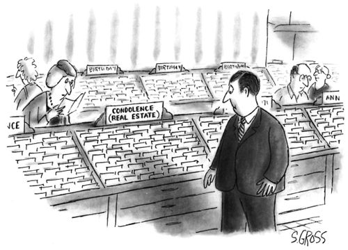 Card section: Condolence (real estate).