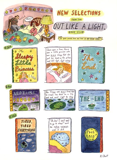 New Selections from the Out Like a Light Book Club