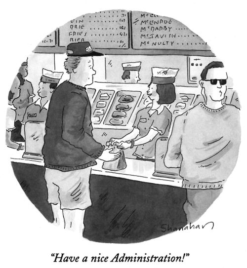 "Have a nice Administration!"