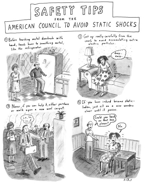 Safety Tips from the American Council to Avoid Static Shocks