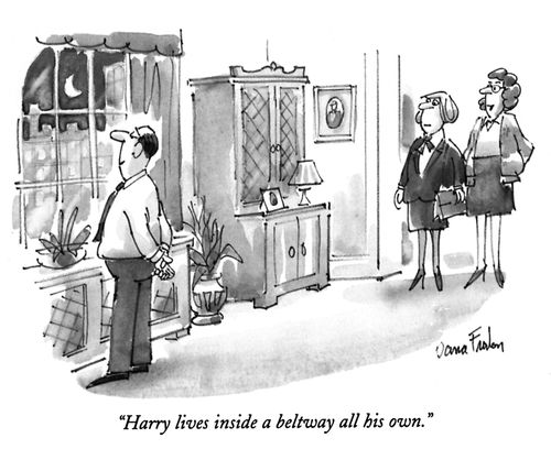 "Harry lives inside a beltway all his own."