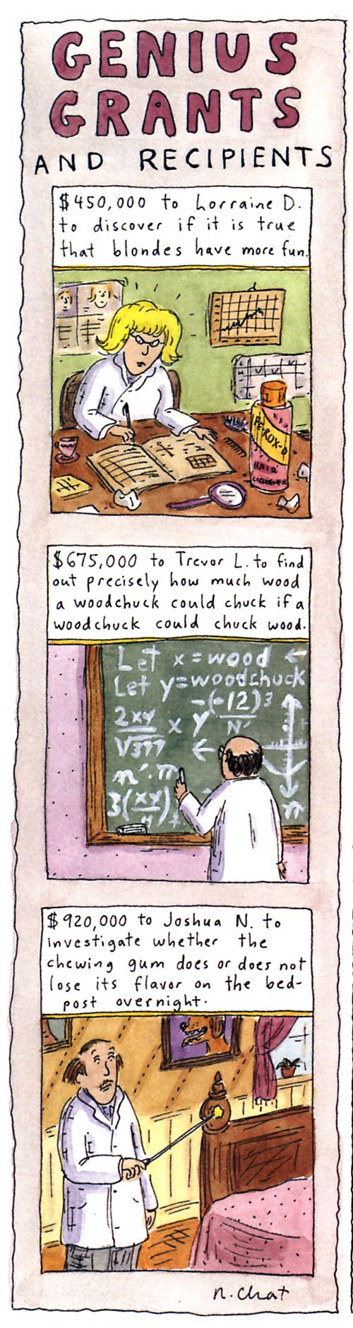 Genius Grants and Recipients