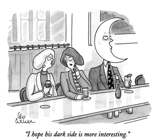"I hope his dark side is more interesting."