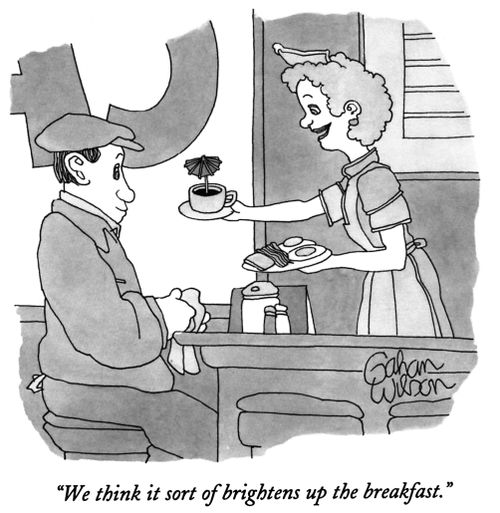 "We think it sort of brightens up the breakfast."